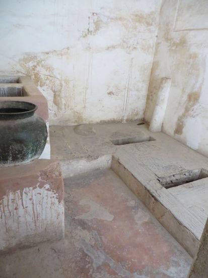 Es gab auch Latrinen in dem Fort