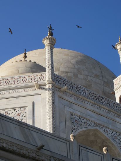 die riesige Marmorkuppel