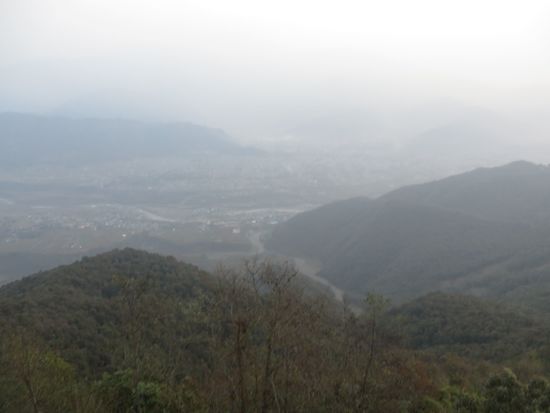 der Blick in die Bergwelt