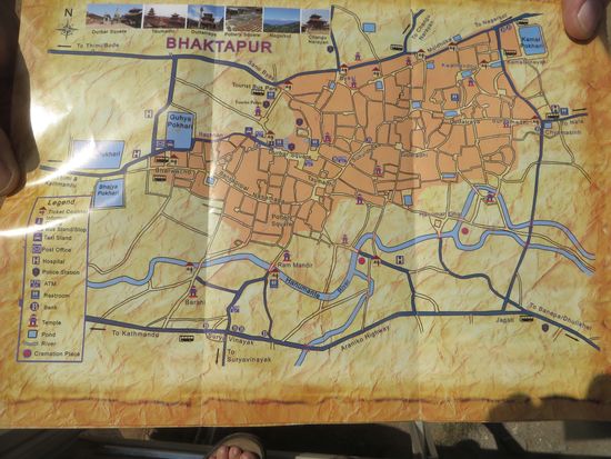 die Altstadt von Bhaktapur