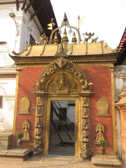 Das goldene Tor, der Eingang zum Königspalast.