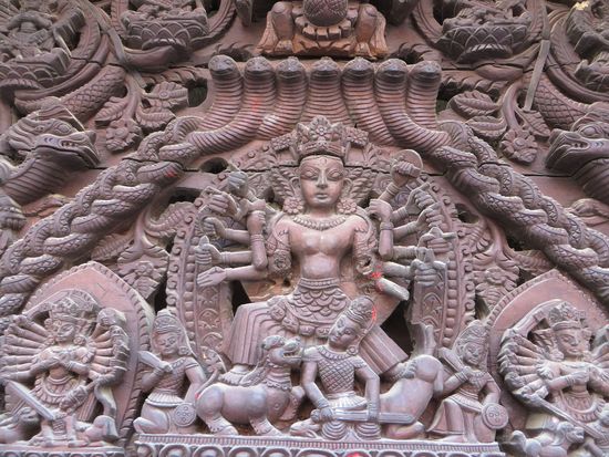 Der vielarmige Vishnu