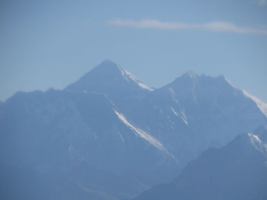 der Mount Everest, der höchste Berg der Erde mit einer Höhe von 8.848 m