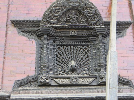 Wieder eine Pfauenverzierung