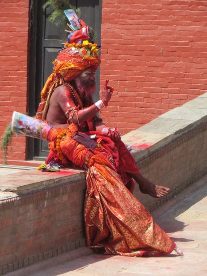 Die weisen Männer saßen dort, um die Zukunft voraus zu sagen.