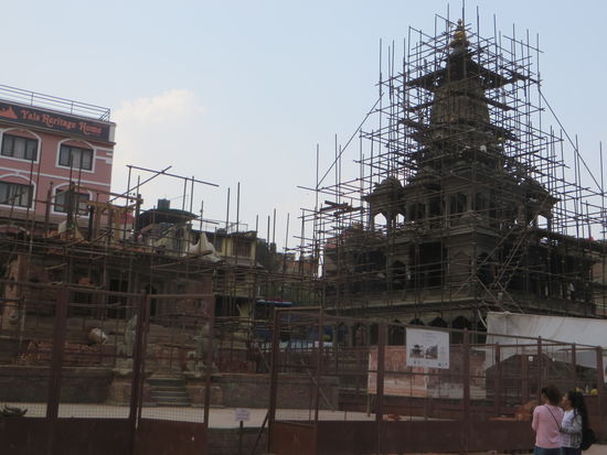 Auch hier wird umfassend restauriert