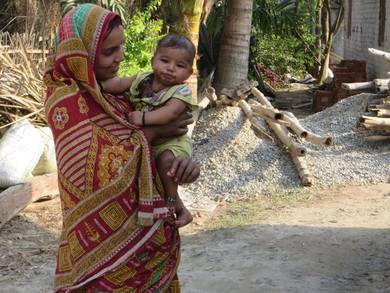 Dann machten wir einen Spaziergang durch das kleine Dorf.