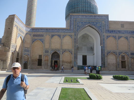 Das Mausoleum des Armir Termur sahen wir uns auch noch an.