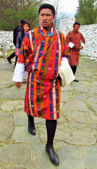 Unser Guide Chencho ist auch festlich gekleidet