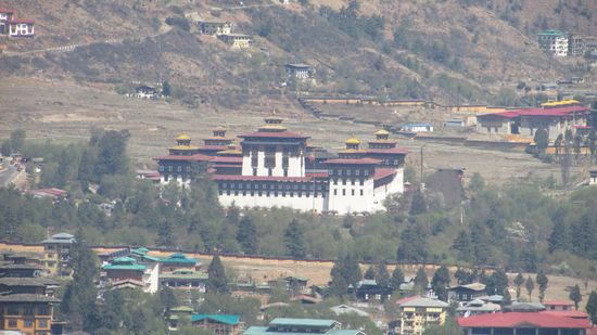 Der Dzong von Thimphu, Kloster und Verwaltung in einem Komplex