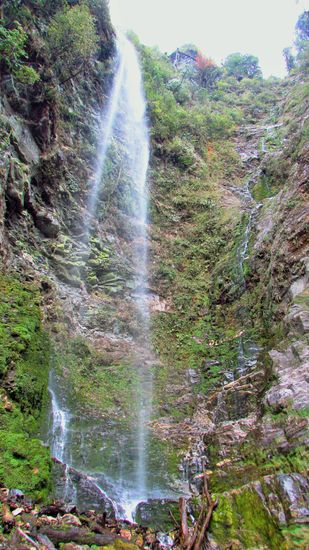 da rauscht das Wasser runter