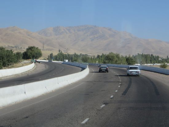 die Straßen in Kirgistan