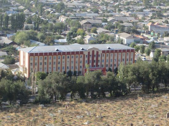 Blick auf die Stadt Osch