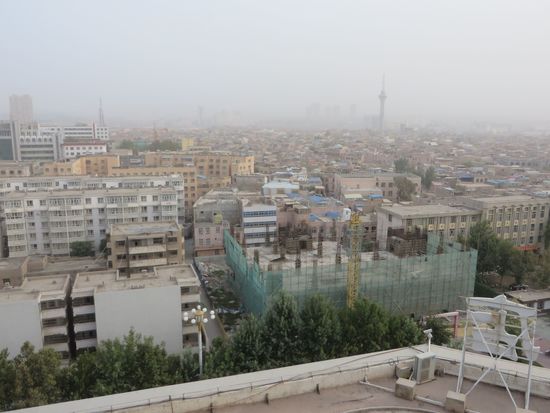 Kashgar vom Hotelzimmerfenster aus