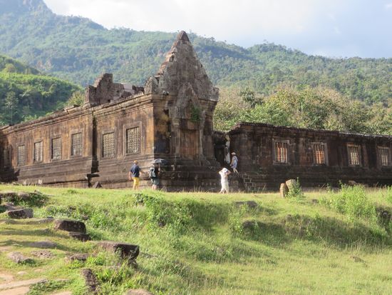 die Ruinen der Tempelanlage