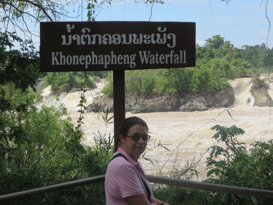 Blick auf den Wasserfall
