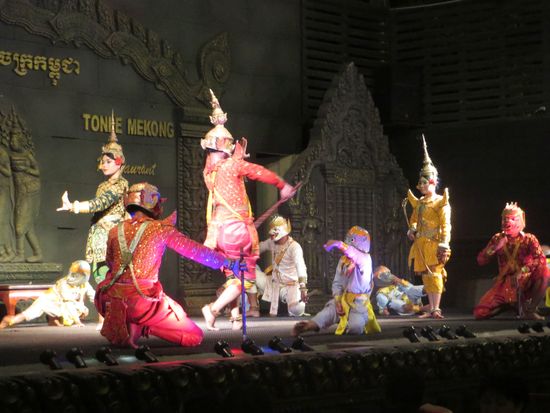 die Tänzer der Show