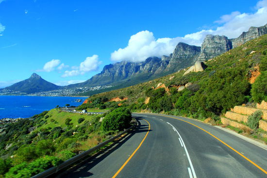 Wunderschöne Strecke um den Tafelberg
