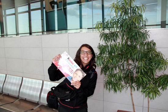 Ein kleines bisschen Heimatgefühl am Flughafen