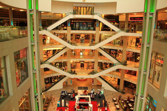 Shop till you drop! Einer der kleineren Malls