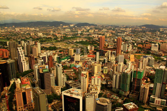 Aussicht vom Menara KL