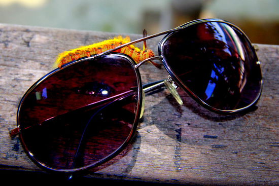 Da findet noch jemand anderes Gefallen an Retos Sonnenbrille