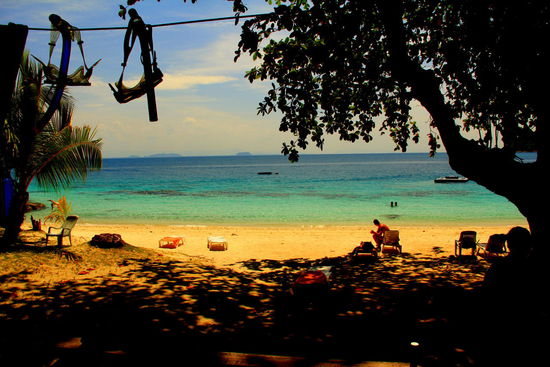 Blick von unserer Veranda aus