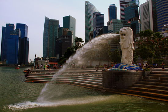 Der Merlion...Wahrzeichen Singapurs