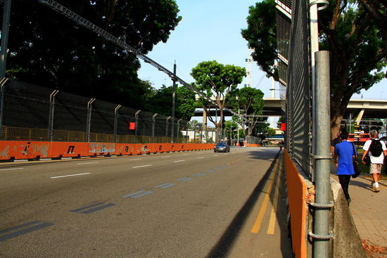 Absperrungen des Formel1 GP