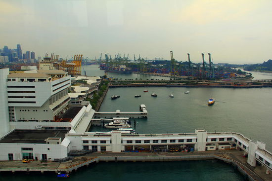 Hafen von Singapur