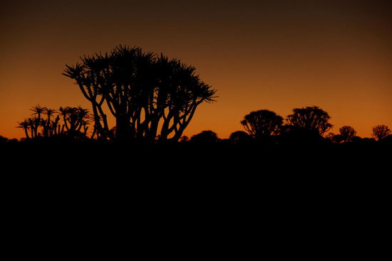 Tolle Abendstimmung kurz bevor sich der unglaubliche Sternenhimmel blicken lässt