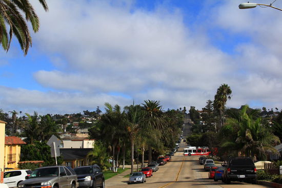 Auf und ab in den Straßen von San Diego