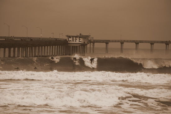 Den Surfern könnten wir wohl ewig zuschauen