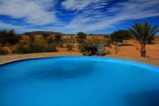 Auch so kann man einen Tag in Namibia verbringen 