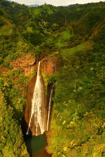 An diesem hohen Wasserfall wurde ein Teil von Jurassic Park gedreht