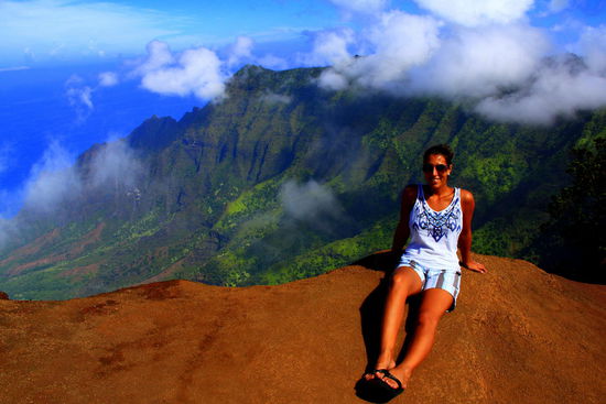 Und schon kommen die Wolken!