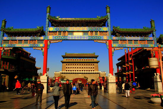 Wieder eine Shoppingstrasse. Diesmal mit tollen chinesischen Gebäuden - schön hier rumzuschlendern