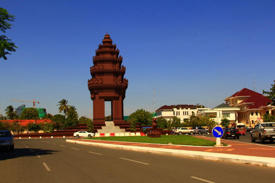 Phnom Penh`s moderne Seite