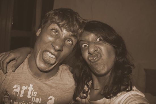 Naja was soll man sagen...wir fangen an zu Spinnen, wenn wir die ganze Zeit nichts und wieder nichts machen  Gut können wir bald nach Hause