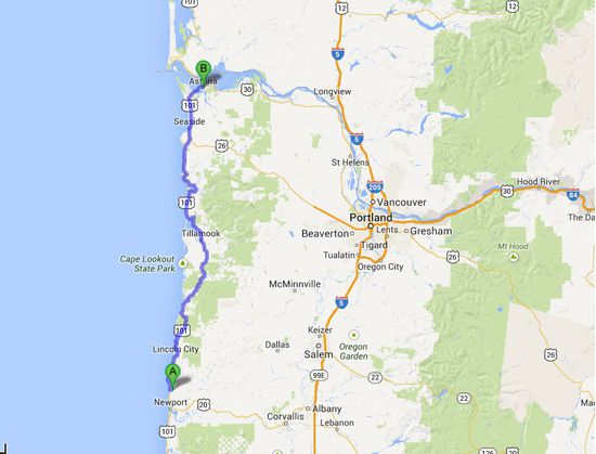 Unsere heutige Strecke