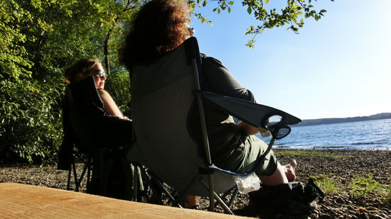 Nach dem Baden ist relaxen angesagt