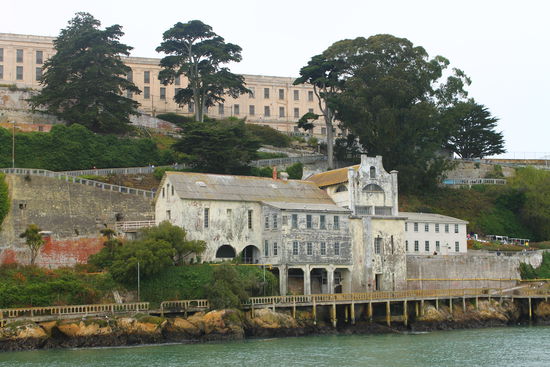 Das leicht verfallene Alcatraz
