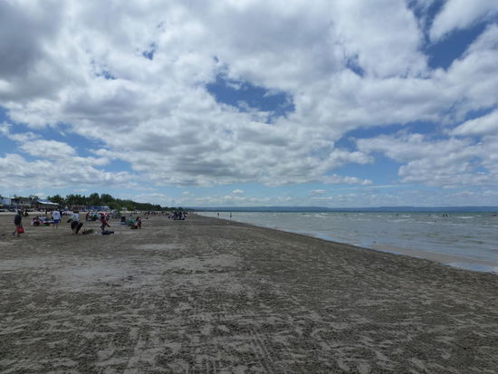 Wasaga Beach bei schlechtem Wetter. Was hier wohl bei gutem Wetter los ist?!