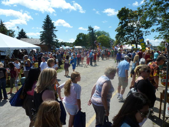 Viel los auf dem Kempenfest