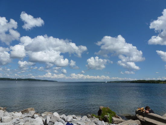 Schöne Aussichten, die Kempenfelt Bay im Lake Simcoe