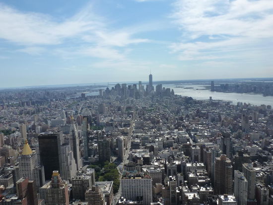 Blick vom Empire State Building gen Süden