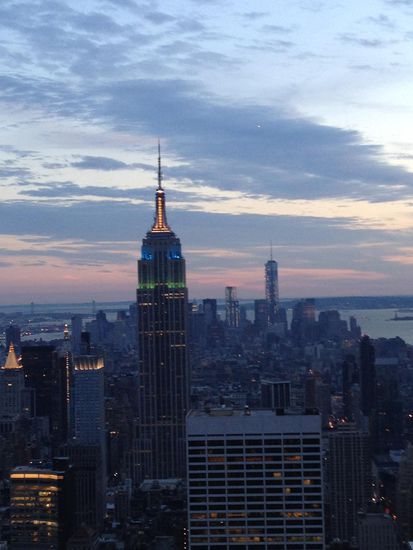 auf dem Rockefeller Center