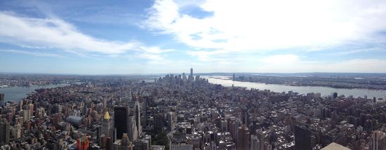 weiterer Blick vom Empire State Building