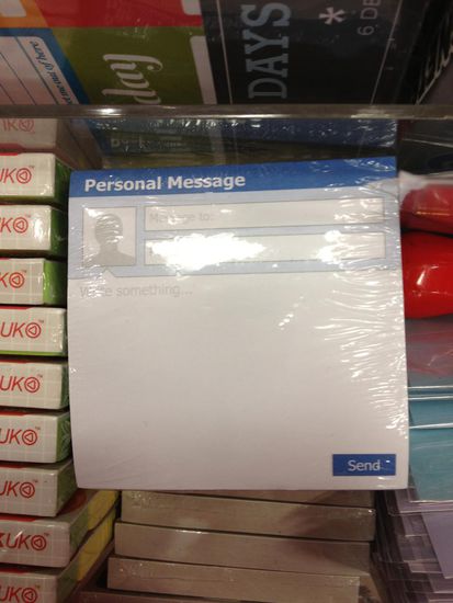 Dinge, die die Welt nicht braucht und trotzdem witzig. Ein Notizblock...