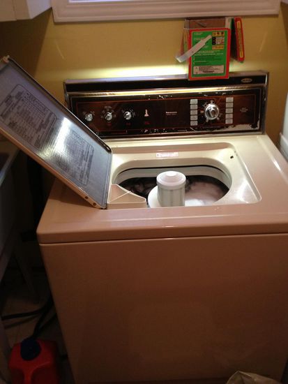 Eine Waschmaschine, man mag es nicht glauben...